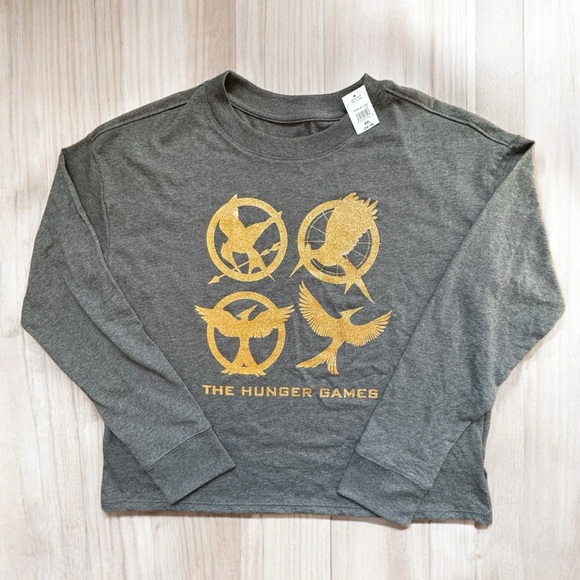 Gap Kids The Hunger Games Long Sleeve T-Shirt Size XXL 14/16 - Picture 3 of 14